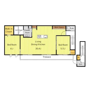 アルプ【2階】の間取り
