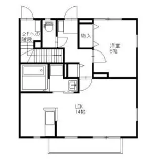 サンハイツアーデルD (ペット仕様)【1階】の間取り