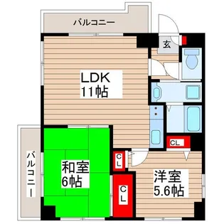 Court・Y・K【3階】の間取り