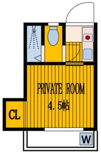 東京都中野区大和町2【アパート】の間取り