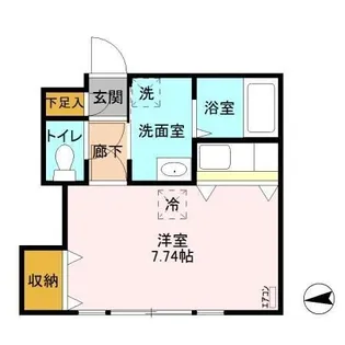 エル・フローラ【1階】の間取り