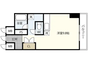 米田ビル【3階】の間取り