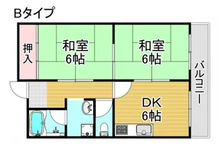 パークサイド御崎【2階】の間取り