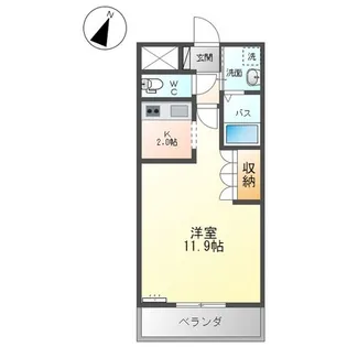 アランチーノ【2階】の間取り