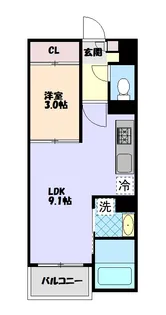宮城県仙台市宮城野区萩野町1【アパート】の間取り