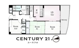 パレ・ルボーノ【2階】の間取り