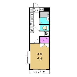 埼玉県所沢市緑町2【アパート】の間取り