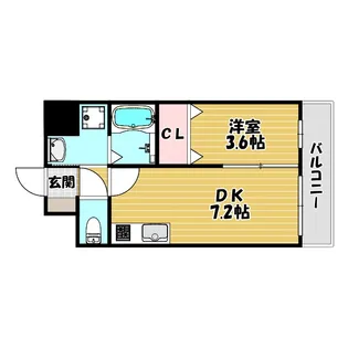 大阪府大阪市阿倍野区昭和町1【マンション】の間取り
