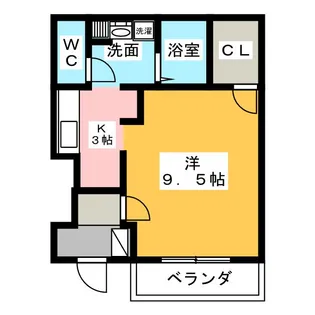 ベルハウスA棟【1階】の間取り