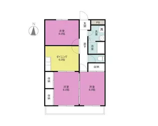 サン・シャイン【3階】の間取り