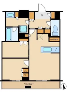 2LDKの間取り画像