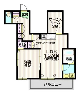 東京都豊島区南長崎6【マンション】の間取り