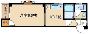 大阪府大阪市鶴見区諸口4【マンション】の間取り
