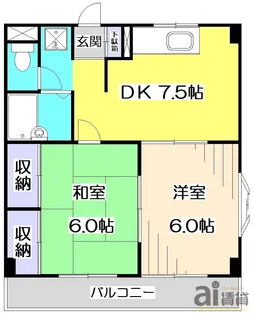 東京都練馬区大泉町2【アパート】の間取り