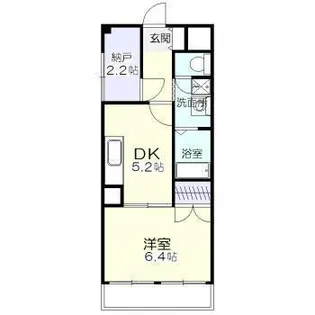 エトワール船塚【1階】の間取り