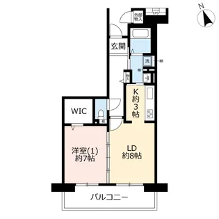 URコンフォール南日吉【4階】の間取り
