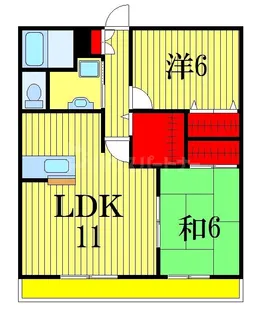 ワイ・エム弐番館【1階】の間取り