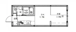 ニホコーポラスIII【1階】の間取り