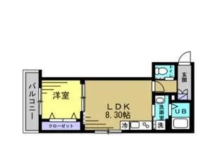 千葉県千葉市中央区南町3【アパート】の間取り