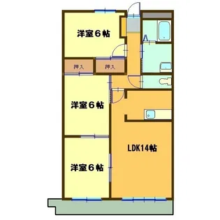 エスプランディール【4階】の間取り