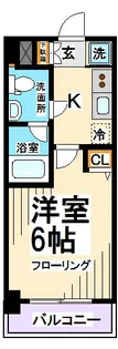 東京都杉並区下高井戸3【マンション】の間取り