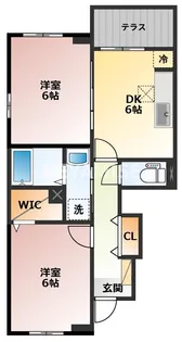 長崎県島原市本町【アパート】の間取り