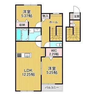 アプローズ プラス【3階】の間取り