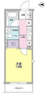 バンデューセン【2階】の間取り