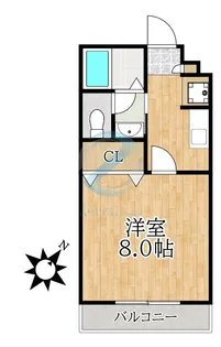 マンション風香【1階】の間取り