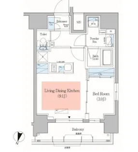 アーバネックス千代田淡路町【10階】の間取り
