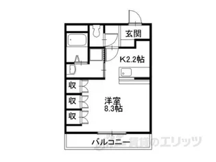 リバティーコート【1階】の間取り