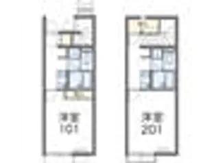 レオネクストみやび【1階】の間取り