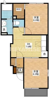 スワンコリーヌ【1階】の間取り