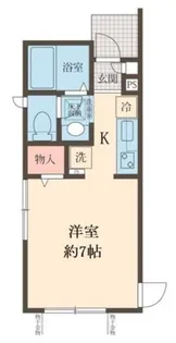 Casa Popolare【1階】の間取り