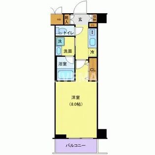 TATSUMIスカイガーデンテラス【5階】の間取り