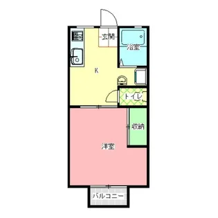 二木ハイツ【2階】の間取り