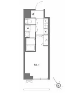 千葉県市川市田尻4【マンション】の間取り