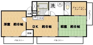 ヴィラコート用賀【3階】の間取り