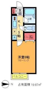 リーヴK【2階】の間取り