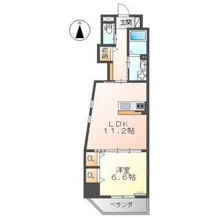 Monte Libro(モンテリブロ)【3階】の間取り