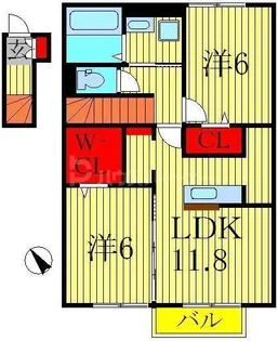 カーサ・K【2階】の間取り