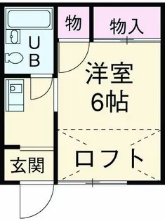 アップルハウスII【2階】の間取り