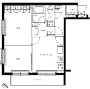 ルーブル品川西小山【4階】の間取り
