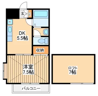 第5ひばりマンション【3階】の間取り