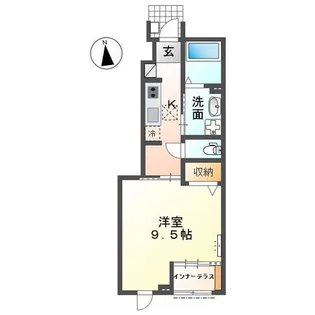 ルピシア【1階】の間取り
