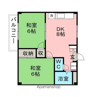 今村ハイツ【2階】の間取り