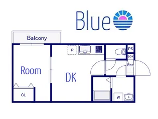 ラグランジュ新川崎【2階】の間取り