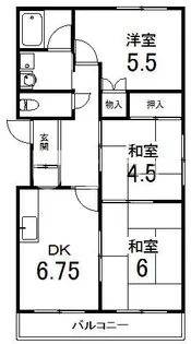 ウアクエレ【2階】の間取り