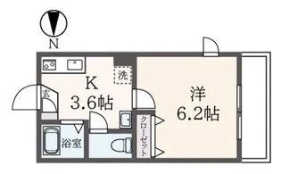 神奈川県横浜市中区矢口台【マンション】の間取り