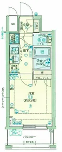 ブライズ品川南ルリオン【11階】の間取り